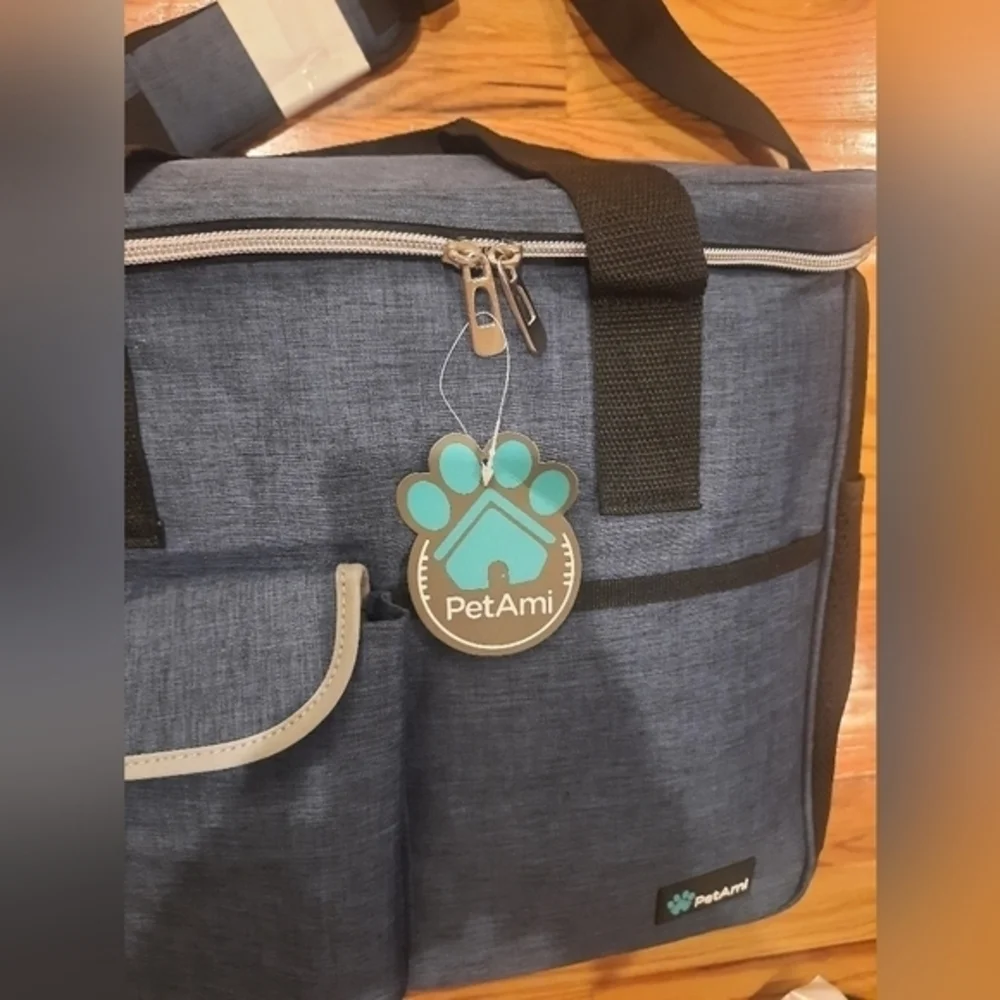 PetAmi Dog Travel Bag Airline Approved - Blue! NWT‎ - REMOVABLE SEPERATION!